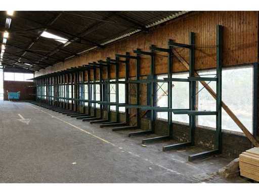 Draagarmstelling - 140x3000x360 cm