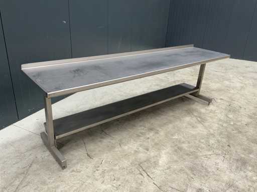 Tavolo da lavoro in acciaio inox