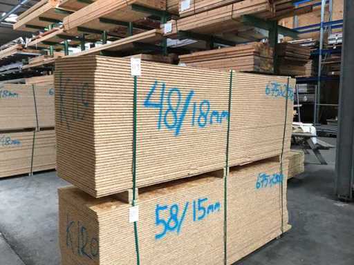 OSB sheets 18mm 675x2500mm (48x)