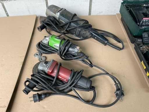 Metabo, NTools, Keyang Haakse slijpmachine (3x)