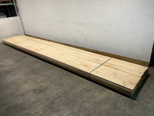 Tavola di abete piallata 650x18,4x3,8 cm (23x)