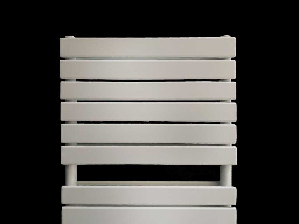 1 x H1760xW600 Matt white double bathroom radiator Farko