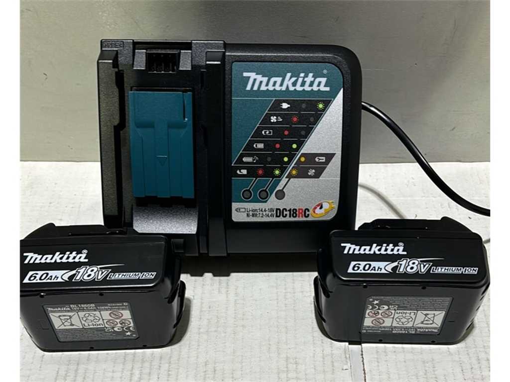 Makita - 6Ah - DC18RC - Starter set batteria