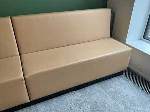 Ahrend Leather Sofa (2x)
