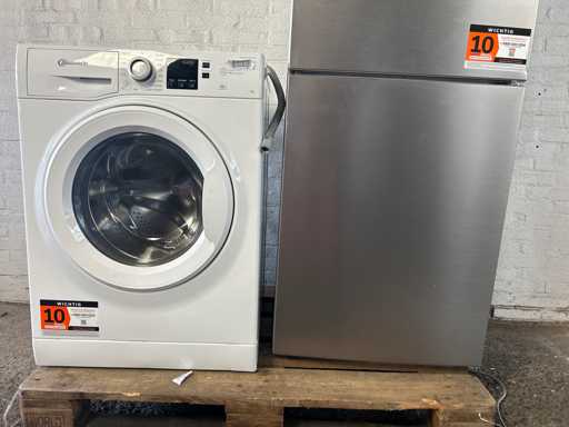 Bauknecht WAM 814 Une machine à laver | Réfrigérateur Bauknecht KGLR 185 IN