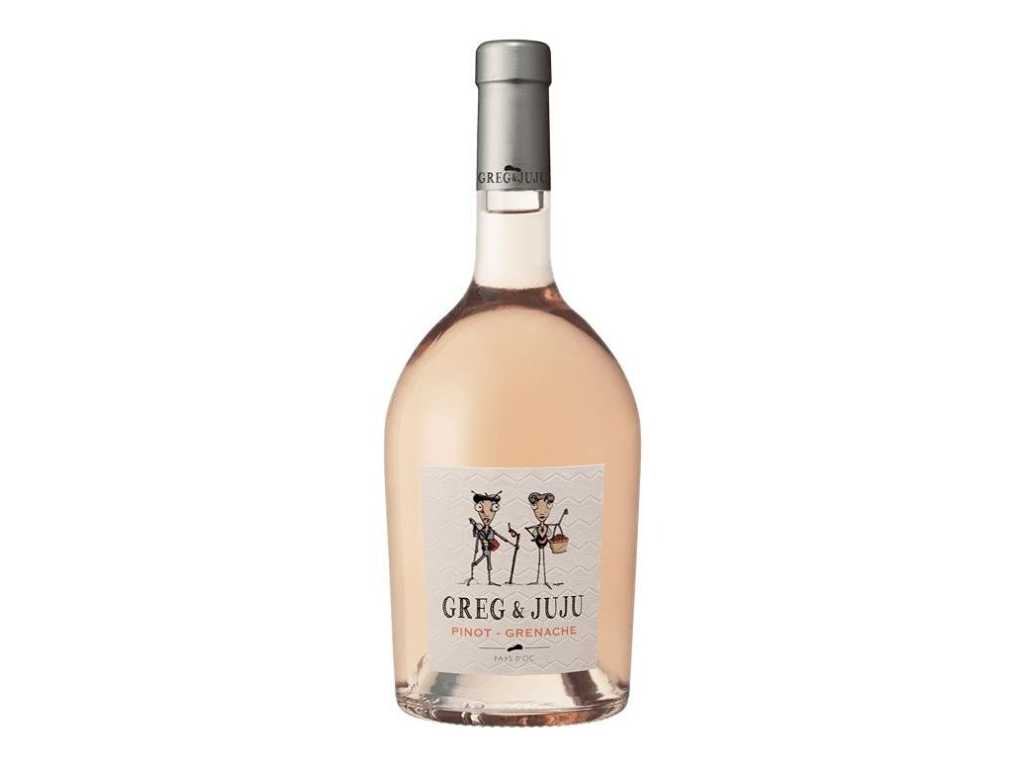 Greg en Juju Rosé – Pinot & Grenache - Vin Pays D'OC - Rosé wijn (84x)