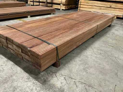 Azobe vlonderplanken 45x140 mm (28x)