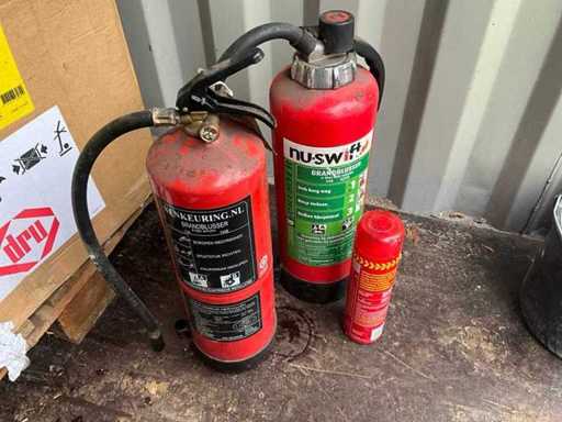 NEN / Nu-swift - Foam extinguisher - 6 liters - Fire extinguisher (3x)