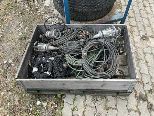 Lampes, distributeurs et câbles radio