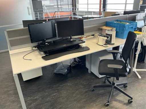 Bureau-eiland (6-persoons)