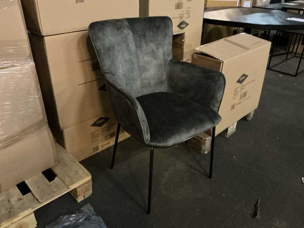 Gigameubel Lex Velvet 8823091 Dining Chair (4x)