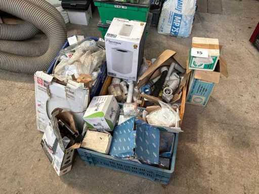 Différentes parties pour les installations sanitaires