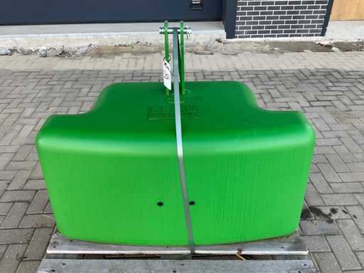 Front weight, "750kg"