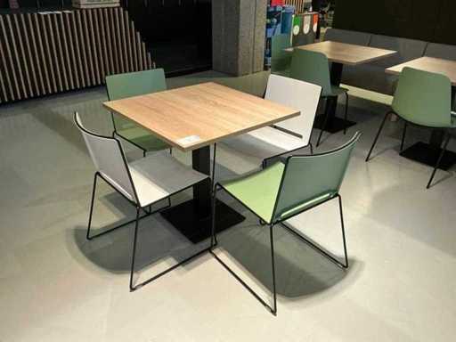 Striking Canteen Table with 4 chairs