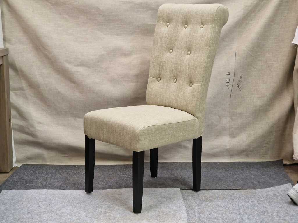 PR Interiors - Bergamo King Chair Sand - Esszimmerstuhl