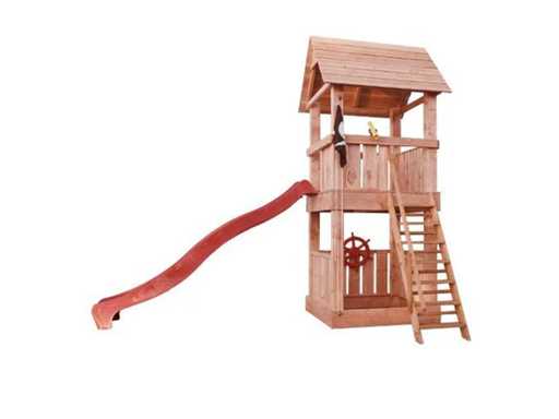Douglas play unit "Maki" with slide - 338x130x130 cm