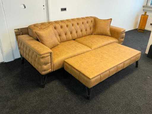 Chesterfield - Bankstel 220 cm