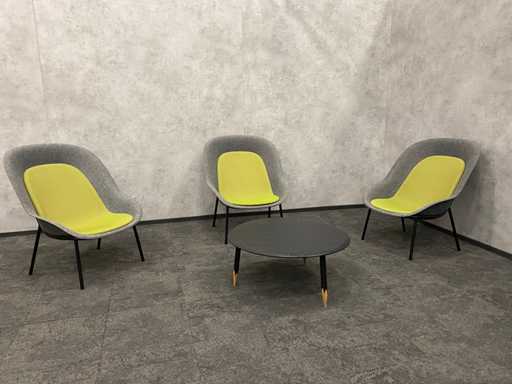 De Vorm/ & tradition - set lounge di design