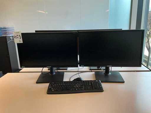 Samsung Monitor with Keyboard and Mouse (2x)