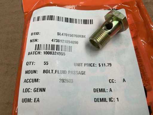 Fluid passage bolt (55x)