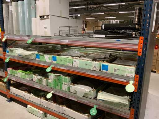 Batch of packaging film and sleeves