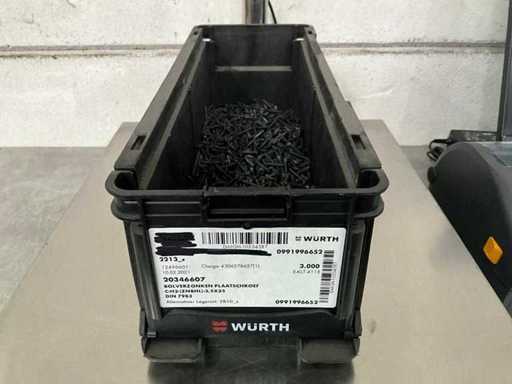Würth 4.53 kg Bolverzonken plaatschroef 3,5 x 25 in stapelbare bak
