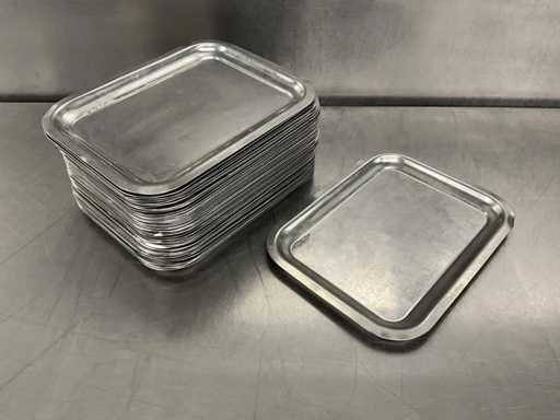 RVS Serveerplateau (23x17 cm) (50x)