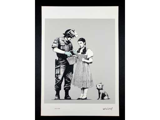 Banksy (geboren 1974), gebaseerd op Dorothy Searched
