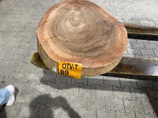 Rosewood disc, Thickness 80mm, Ø 600mm