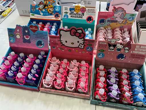 Handgel diverse thema’s in display