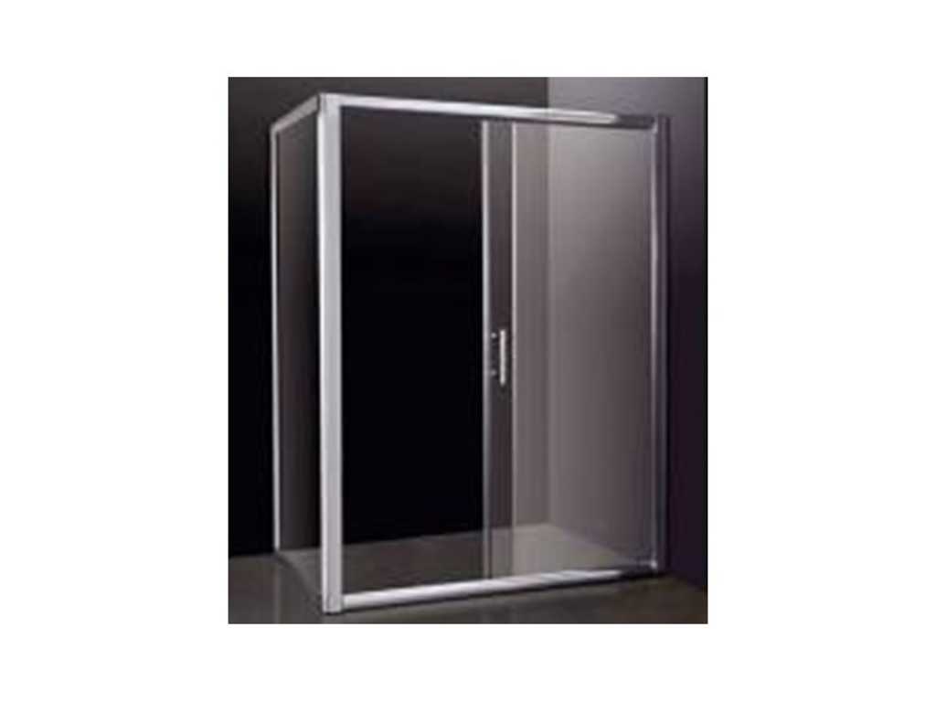 Cabine de douche rectangulaire 100x80 cm