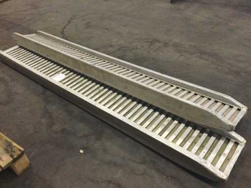 Aluminium oprijplaten (2x)