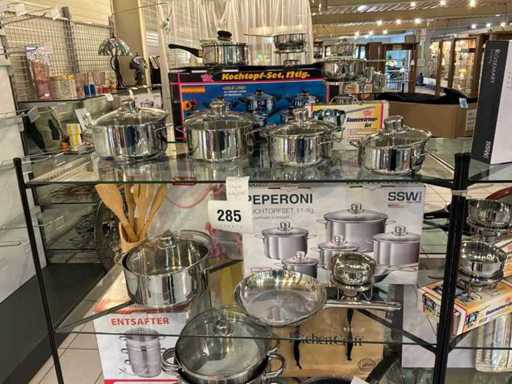 SSW Peperoni 11-piece Cooking Pot Set