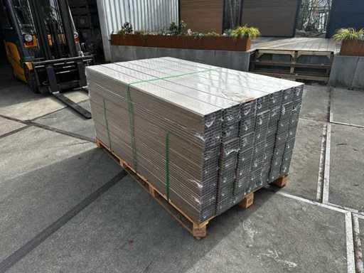 Tavola di recinzione in quercia composita 182,5x15,4x2 cm (294x)