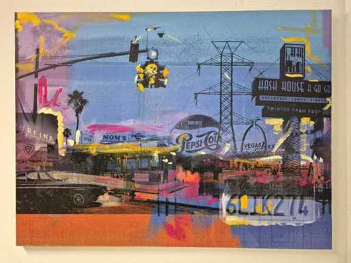 van Maanen - Acrylique sur toile - 'Tom' - 90 x 120 cm.