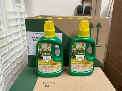 Partij Pokon Bio kamerplanten voeding 500ml (168x)