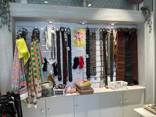 Verschiedene Accessoires, Halsketten und Gürtel