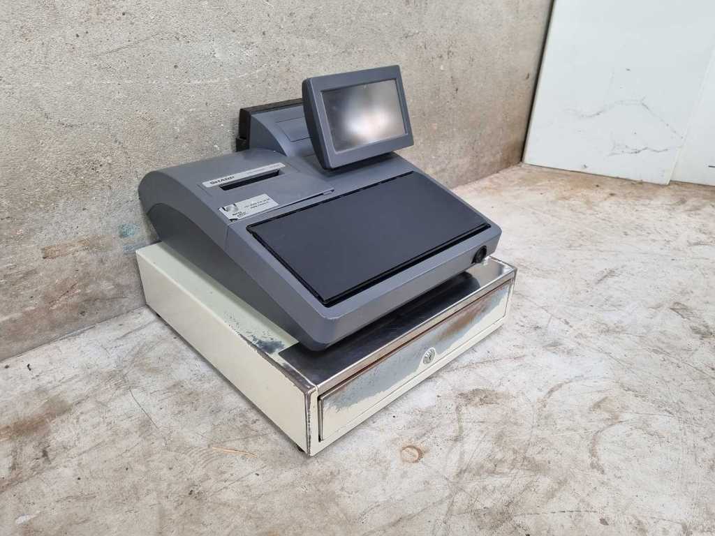 Sharp - Cash register with cash drawer