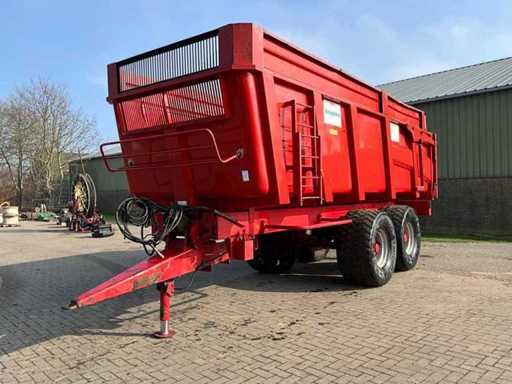 2002 Delaplace B160 BV Silage tipping trailer