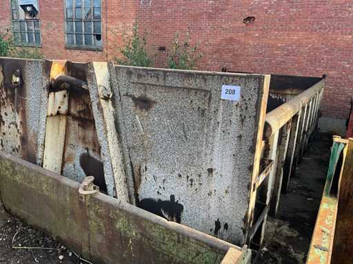 Élimination du conteneur à déchets