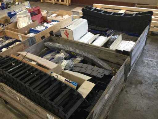 pallets kunststof kabelrupsen (2x)