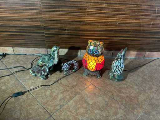 Dierenfigurenlampen (5x)