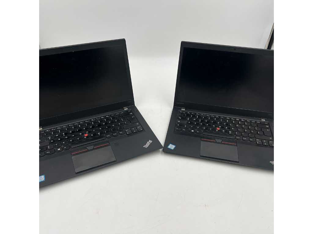 2x Lenovo ThinkPad T460s Notebook (Intel i5, 8 GB RAM, 256 GB SSD, QWERTZ) z systemem Windows 10 Pro