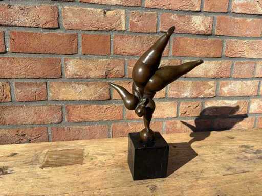 Sculptuur botero stijl