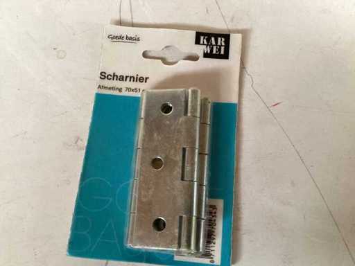 Karwei Scharnier 70x51 mm, 3 pack (23x)
