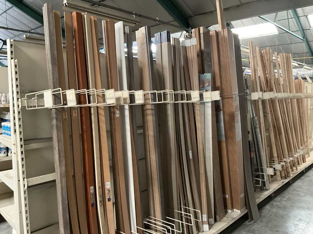 Batch of wooden skirting boards, slats and some miscellaneous CANDO, JEWE, SMARTFINISH