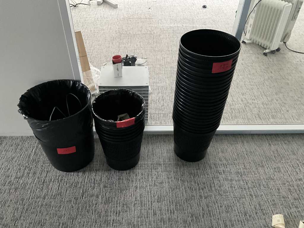 Batch of office bins