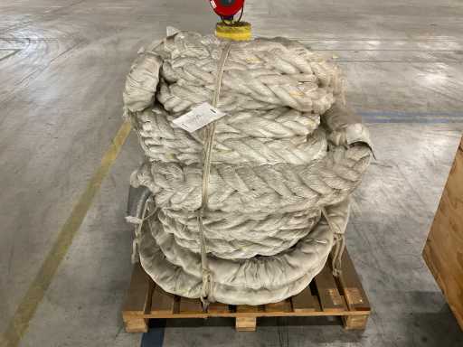 Dyneema Ship Rope (2x) lunghezza 15 metri; fune Ø 56 mm; Spessore traliccio circa 125 mm