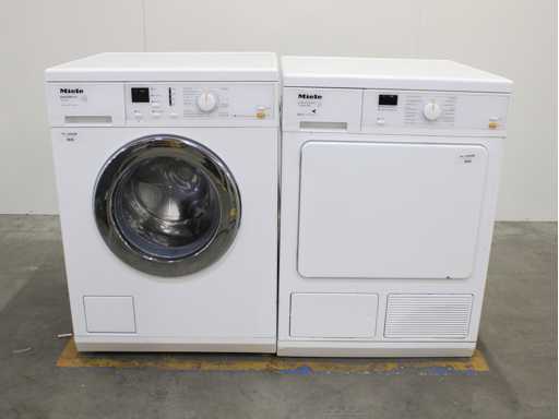 Miele W 3164 Edition 111 Waschmaschine & Miele T 8164 WP SoftCare System EcoComfort Trockner