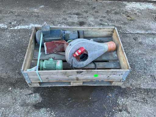 Electric motor and blower